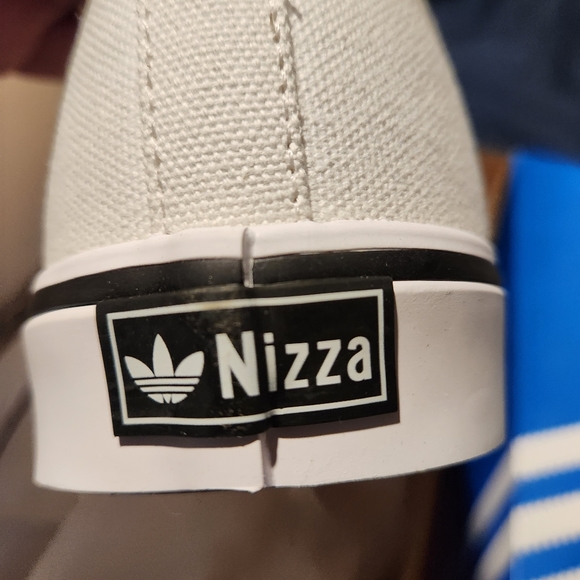 Adidas nizza sneaker shoe mens size 14 black white - Picture 9 of 10